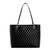 Guess Women's Black PU Quilted Tote Bag