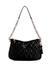Guess Black Quilted Adelard Top Zip Shoulder Bag