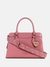 Women Dusty Rose Solid Onora Satchel Bag