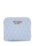 Guess Stormy Blue Quilted Betula Small Zip Around Wallet