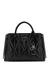 Guess Black Quilted Aldina Girlfriend Satchel Bag