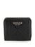 Guess Black Quilted Aldina Small Zip Around Wallet