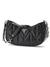 Guess Black Quilted Aldina Top Zip Shoulder Bag