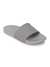 Grey Polyurethane Slip-on Brand Logo Sliders