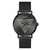 Idol Black Stainless Steel Analog Watch
