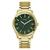 Dex Gold Tone Stainless Steel Analog Watch