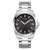 Men Quartz Black Dial Analog Stainless Steel Watch GW0718G1
