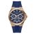Dashboard Blue Silicone Analog Watch