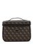 Guess Brown Printed Jesco Toiletry Train Case