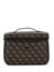 Guess Brown Printed Jesco Toiletry Train Case