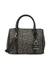 Guess Black Printed Saffron Satchel