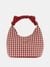 Guess Women Red Woven Textured Hobo Bag