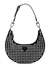 Black Embellished Lua Small Hobo Bag