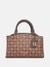 Brown Monogram Easley Small Satchel