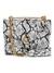 Guess Women White-black Printed Sling Bag with Magnetic Button Closure