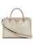 Taupe Textured Orlina Society Satchel Bag