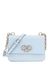 Guess Misty Blue Textured Salinge Flap Crossbody Bag