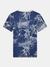 Blue Cotton Tropical Boys T-Shirt