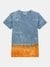 GUESS Blue Deep Dye Cotton Kids T-Shirt Regular Fit