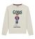 Guess Cotton Printed Cream Sweatshirt for Boys