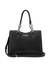 Black Solid Millport Satchel Bag