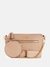 Taupe Solid Gabina Mini Crossbody Bag
