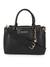 Guess Women Black Solid Satchel Bag
