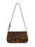 Brown Animal Print Domitilla Flap Shoulder Bag