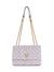 Guess Polyester Lavender Embellished Women Giully Convertible Flap Crossbody Bag