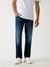 Guess Men Washed Slim Fit Mid-Rise Jeans