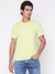 Lemon Ribbed Crew Neck Short Sleeve T-Shirt