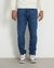 Men's Blue Cotton Solid Relaxed Fit Jeans