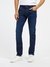 Guess Men Blue Solid Mid-Rise Full Length Jeans