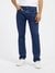 Guess Men Blue Solid Mid-Rise Full Length Jeans