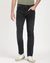 Men's Charcoal Grey Cotton Blend Solid Regular Fit Jeans