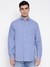 Collin Cotton Oxford Partly Cloudy Solid Spread Collar Regular Fit Shirt