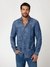 Indigo Palms Tropical Slim Fit Fluid Tencel Sunset Shirt