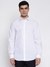 Cotton Compact Popeline Basic Pure White Solid Spread Collar Regular Fit Shirt