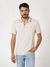 Polyamide Blend Solid Polo T-Shirt