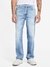Guess Men Washed Relaxed Fit Mid-Rise Jeans
