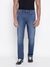 Men Blue Solid Regular Fit Jeans