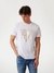 Pure White Brand Logo Regular Fit T-Shirt