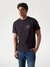 Guess Men's Black Printed Crew Neck Short Sleeves T-Shirt
