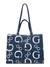 Navy Printed Forber Shoulder Bag