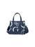 Navy Printed Forber Mini Tote Bag
