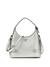 Guess Silver Solid Rosalba Small Hobo Bag