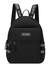 Black Solid Garnon Backpack