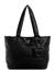 Black Solid Sunetra Tech Tote Bag