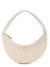 Beige Solid Sunetra Mini Hobo Bag