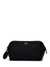 Black Solid Nylon Follie Large Pouch